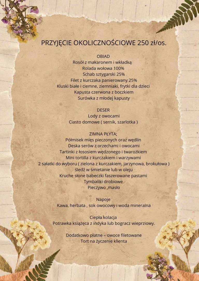 Przyjęcie okolicznościowe